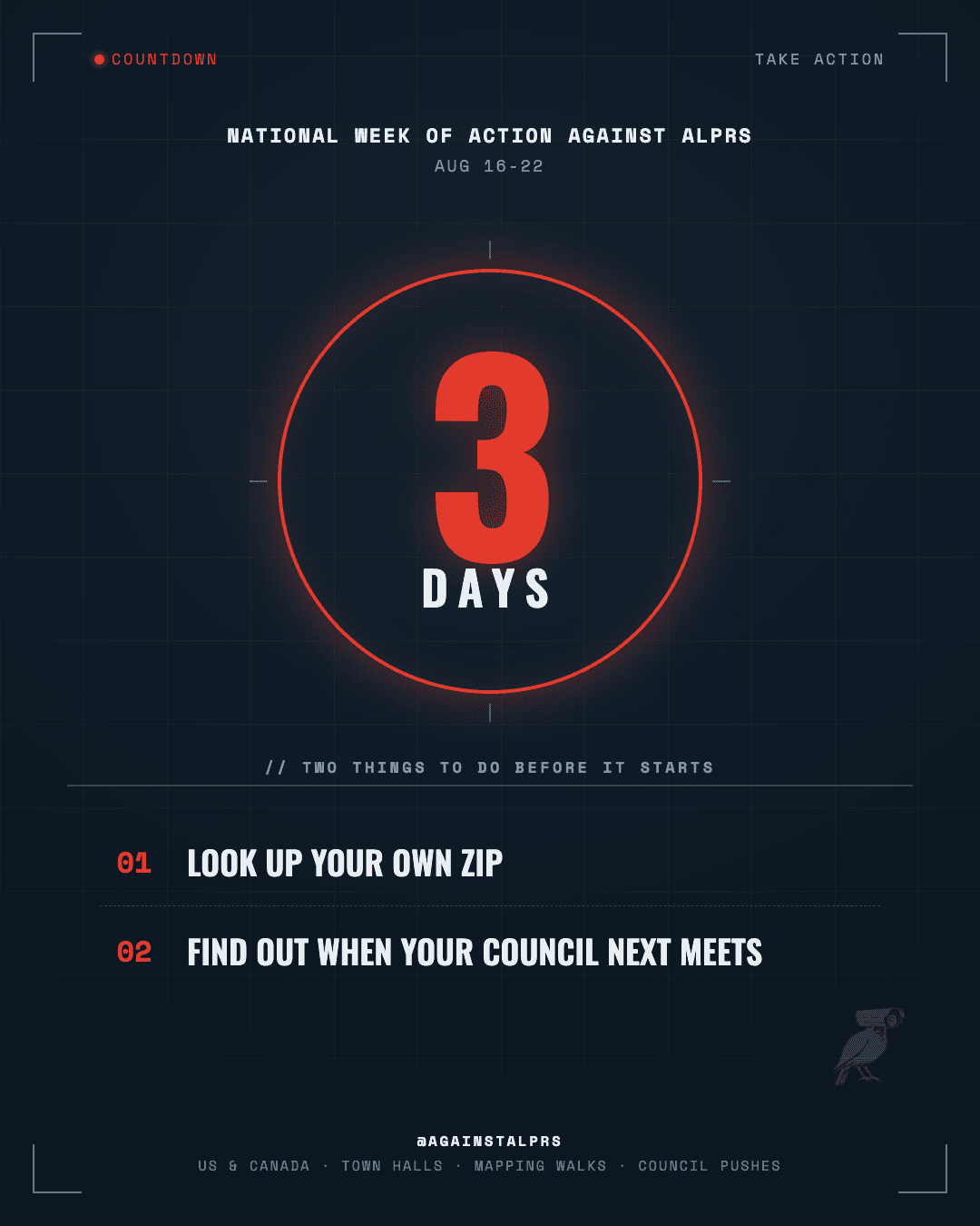 Week of Action — 3 Days (Aug 2026)